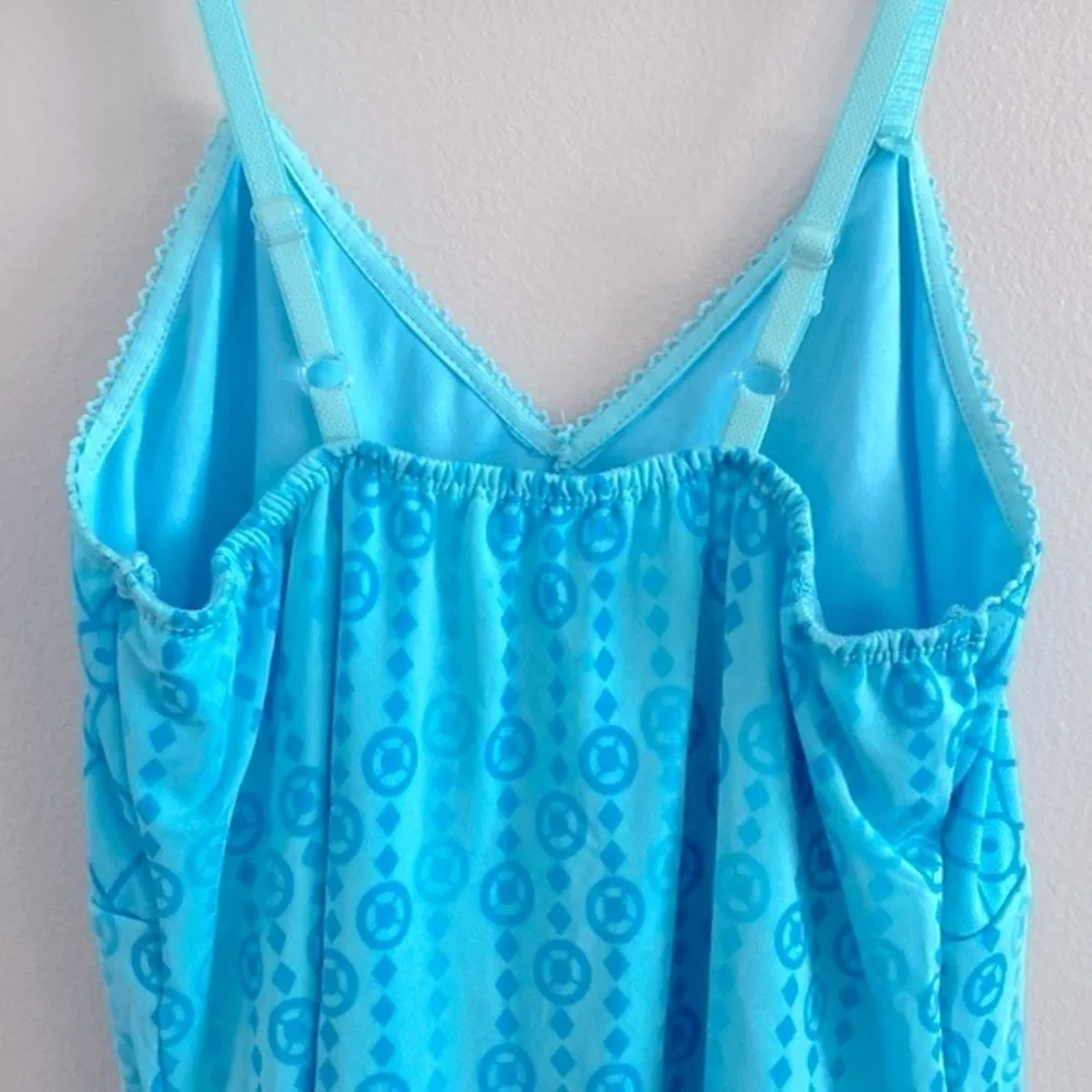 Y2K vintage Abercrombie & Fitch turquoise maxi dress